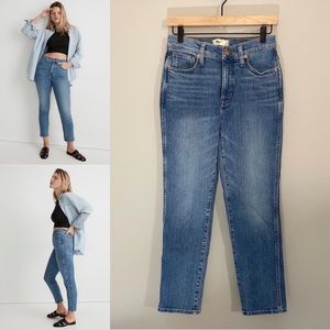 NWT Madewell Stovepipe Jeans in Calliston Wash, 29